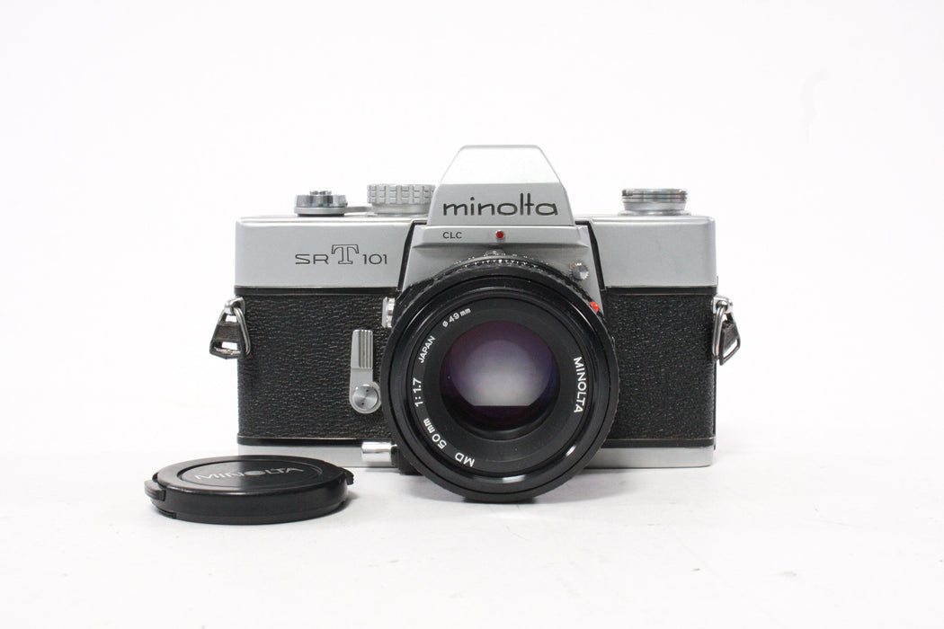 Minolta SRT 101 35mm SLR Camera with 50mm f/1.7 Lens