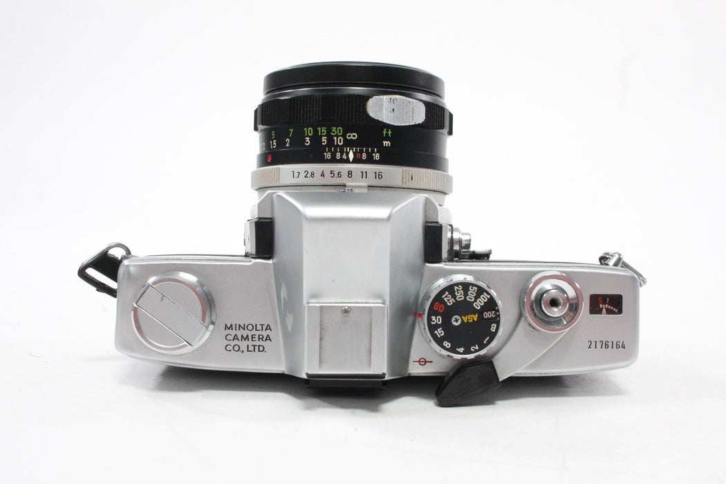 Minolta SRT 101 35mm SLR Camera with 55mm f/1.7 Rokkor-PF Lens