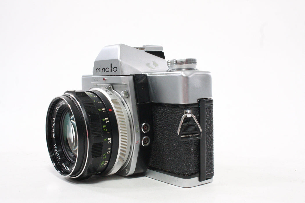 Minolta SRT 101 35mm SLR Camera with 55mm f/1.7 Rokkor-PF Lens