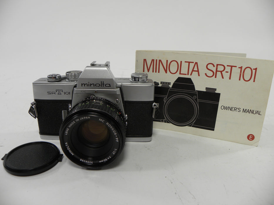 Minolta SRT 101 35mm SLR w/MC Rokkor-PF 50mm f1.7