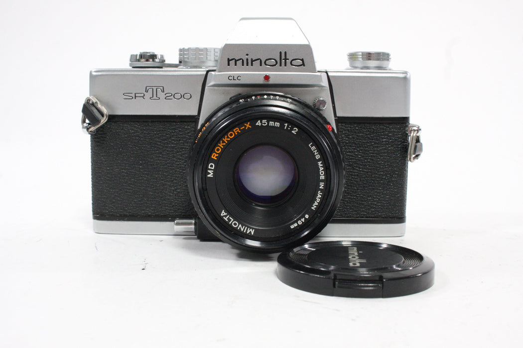 Minolta SRT 200 35mm SLR Camera with Minolta 50mm f/1.7 Lens