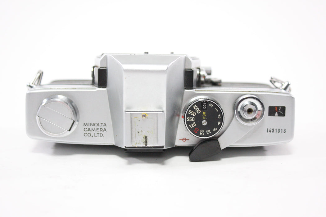 Minolta SRT101 35mm SLR Camera with 58mm f/1.4 MC Rokkor-PF Lens for MD Mount