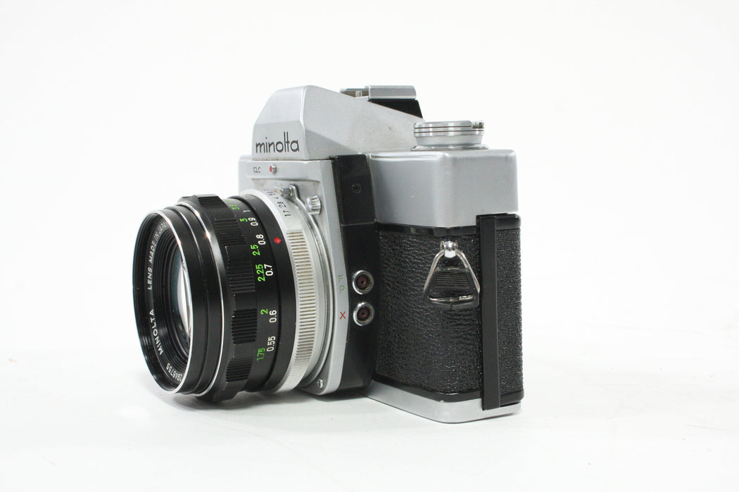 Minolta SRT101 35mm SLR Camera with Rokkor-PF 55mm f/1.7 Lens