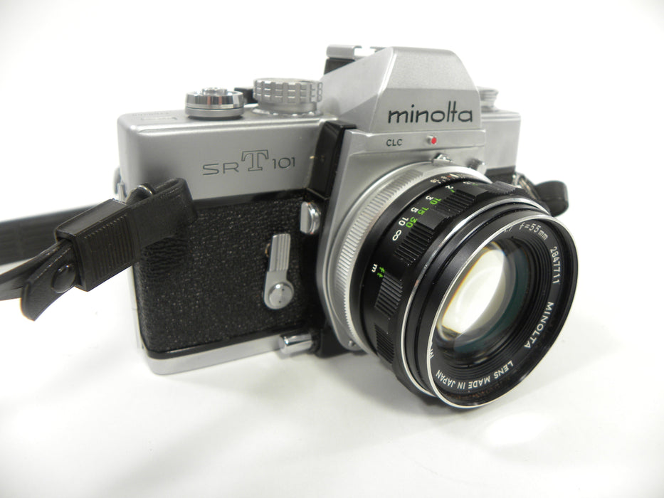Minolta SRT101 35mm SLR w/MC Rokkor-PF 55mm f1.7