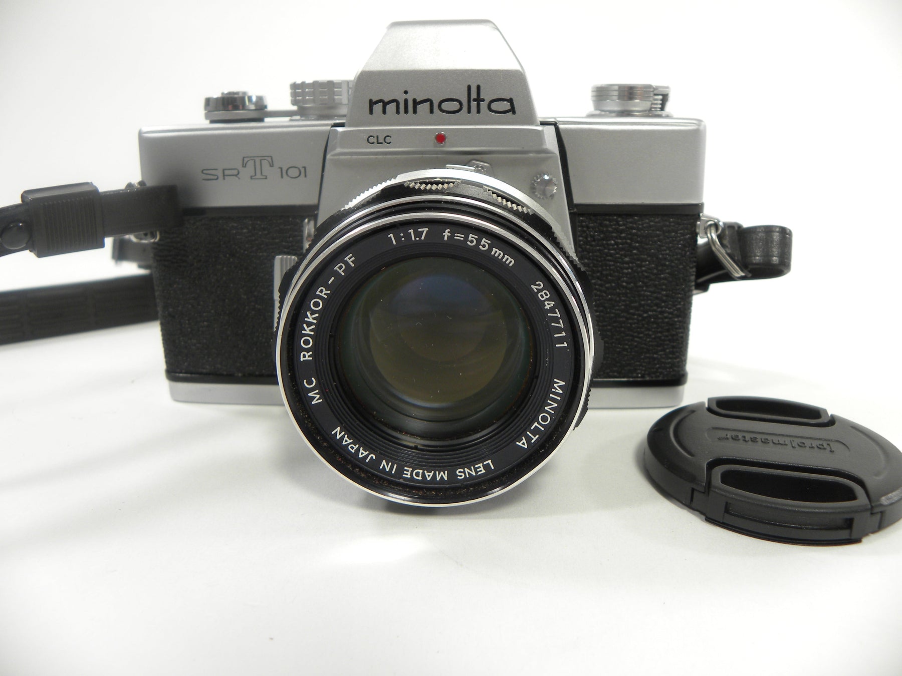 Minolta SRT101 35mm SLR w/MC Rokkor-PF 55mm f1.7