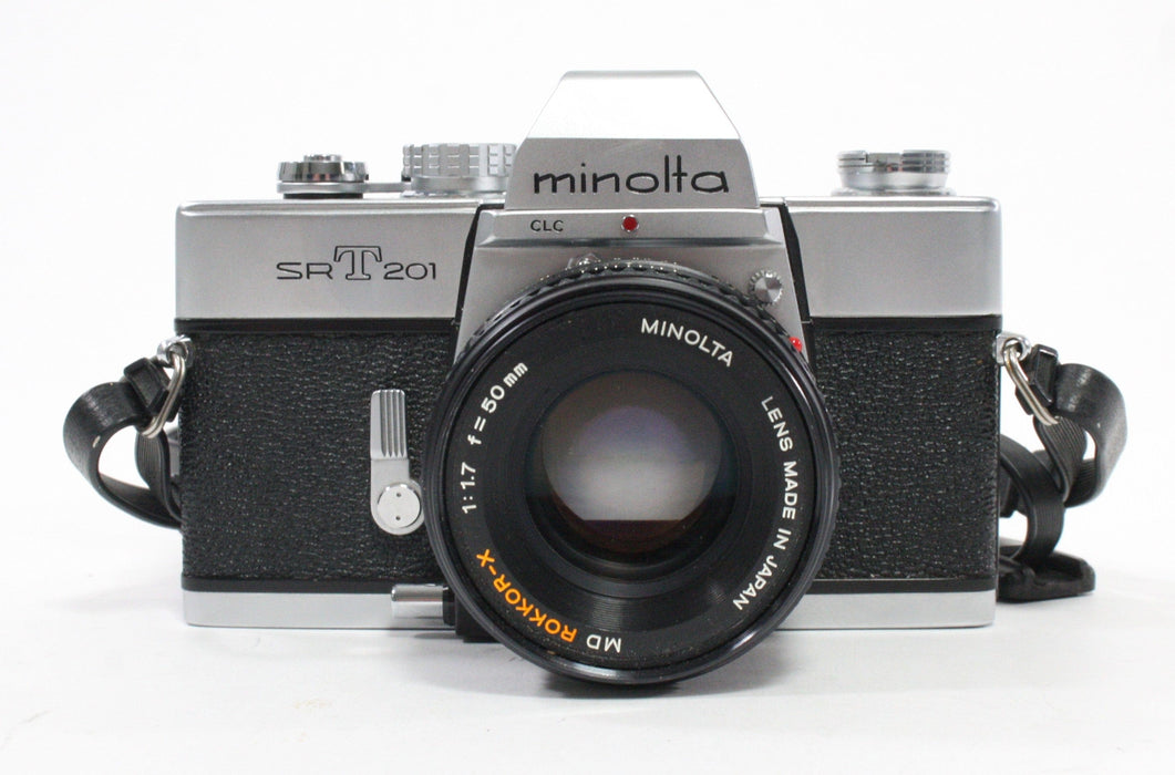 Minolta SRT201 35mm SLR Camera with Rokkor-X 50mm f/1.7 Lens