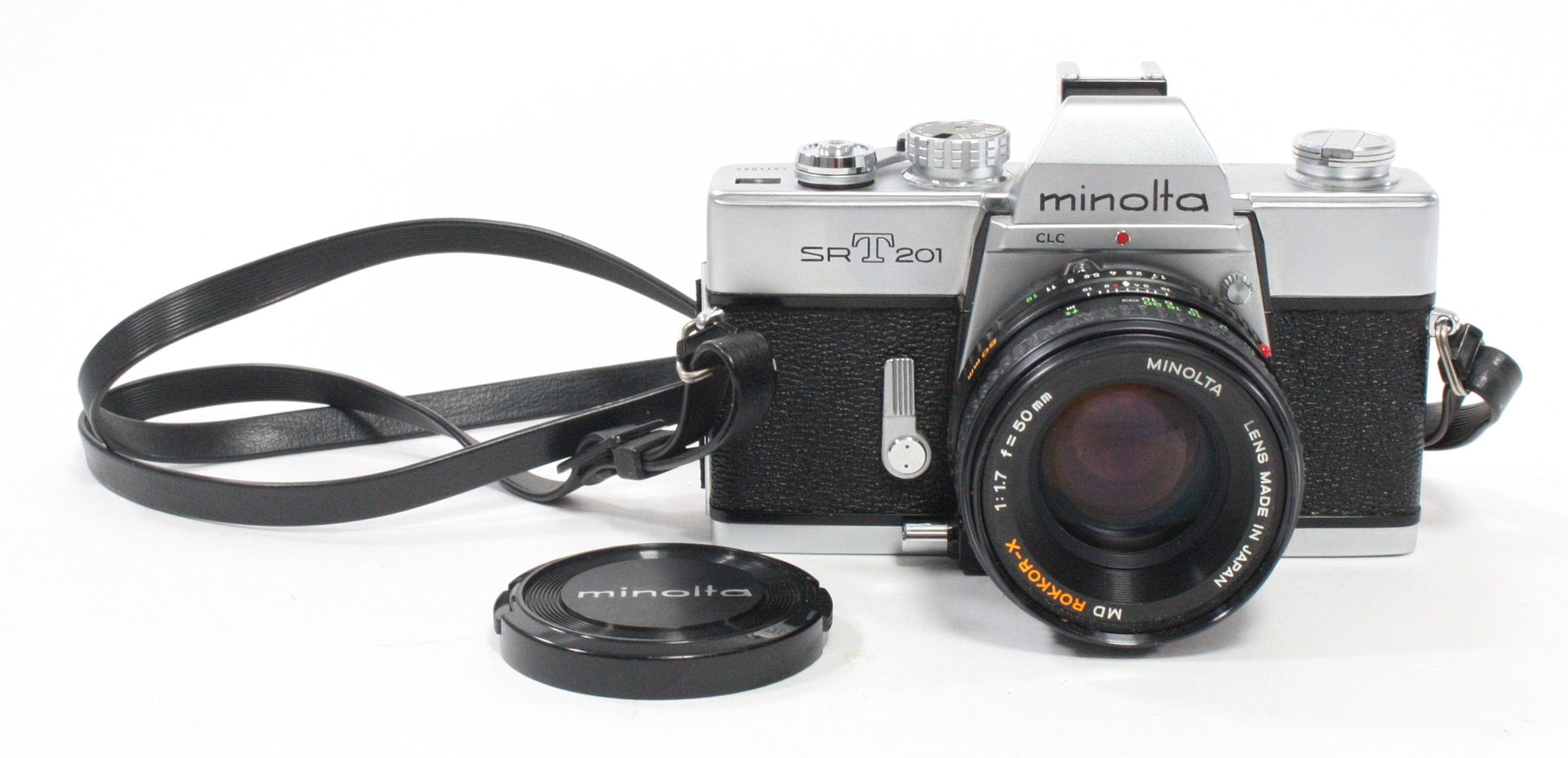 Minolta SRT201 35mm SLR Camera with Rokkor-X 50mm f/1.7 Lens