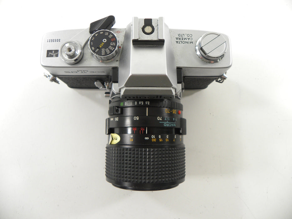 Minolta SRT303 35mm SLR w/MD Zoom 35-70mm f3.5