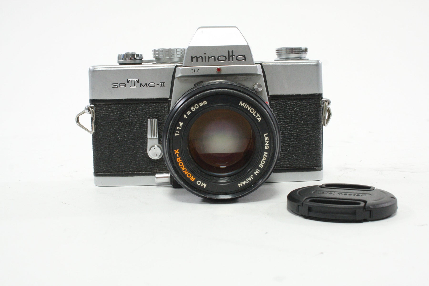 Minolta SRTMC-II 35mm SLR Camera with 50mm f/1.4 Rokkor-X MD Lens
