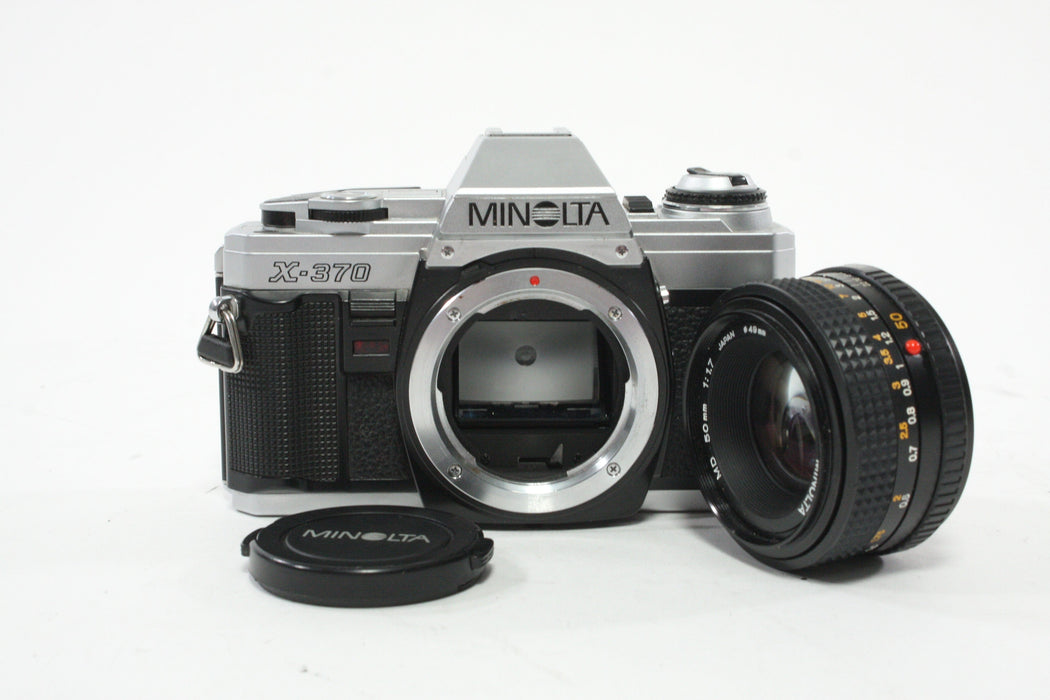 Minolta X-370 35mm SLR Camera with 50mm f/1.7 MD Lens