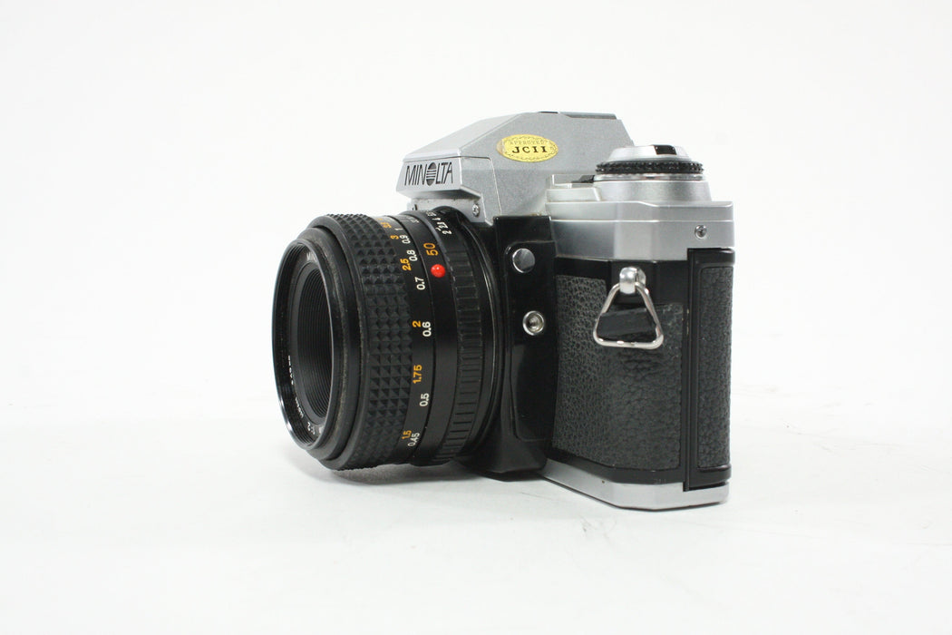 Minolta X-370 35mm SLR Camera with 50mm f/2 MD Lens