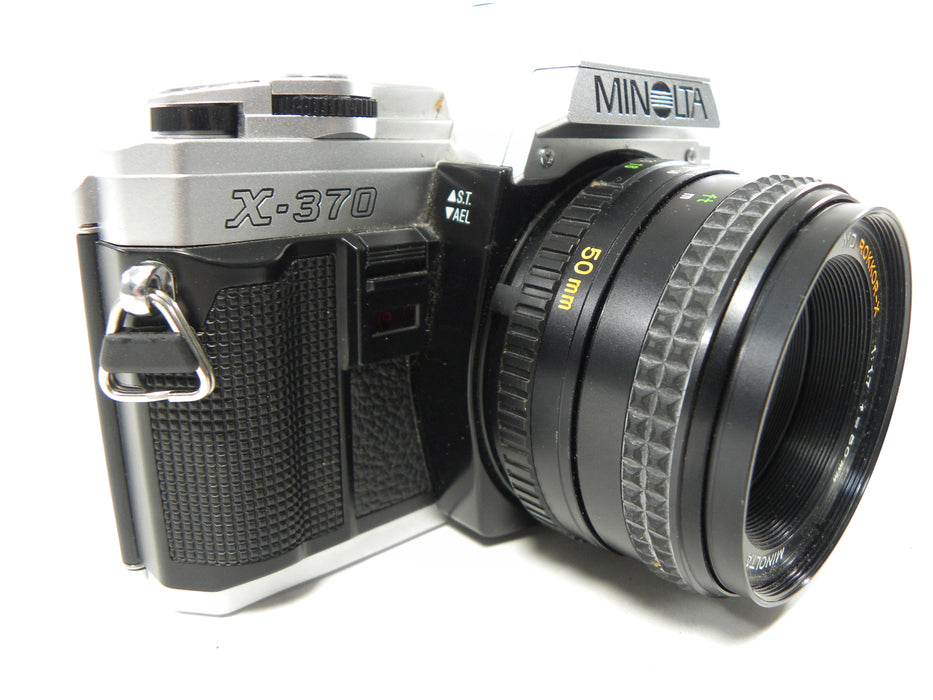 Minolta X-370 35mm SLR w/ 50mm f/1.7 MD Rokkor-X