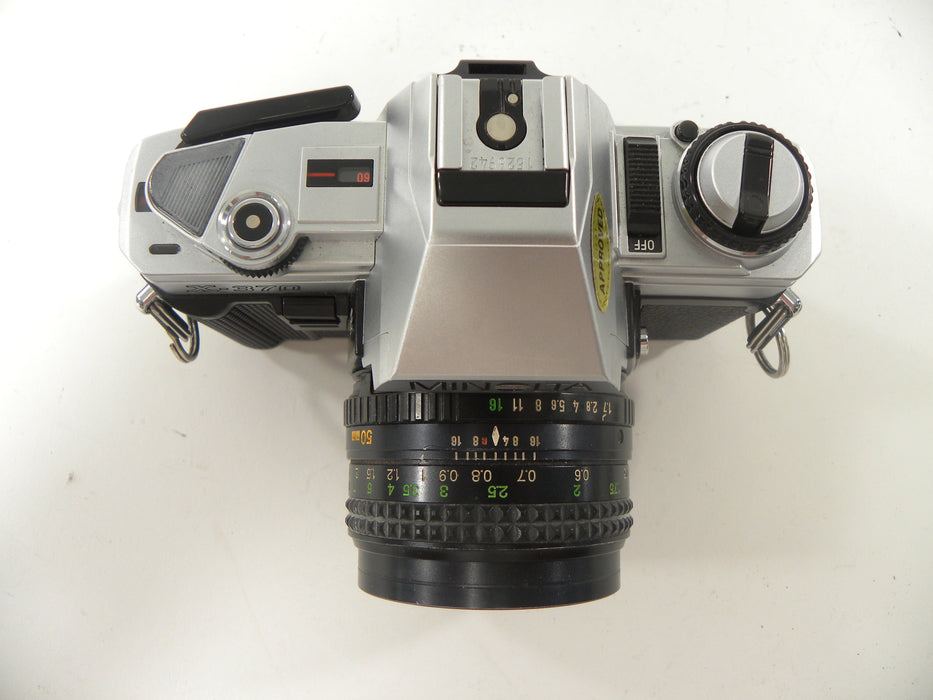 Minolta X-370 35mm SLR w/MD Rokkor-X 50mm f1.7
