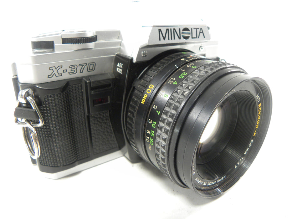 Minolta X-370 35mm SLR w/MD Rokkor-X 50mm f1.7