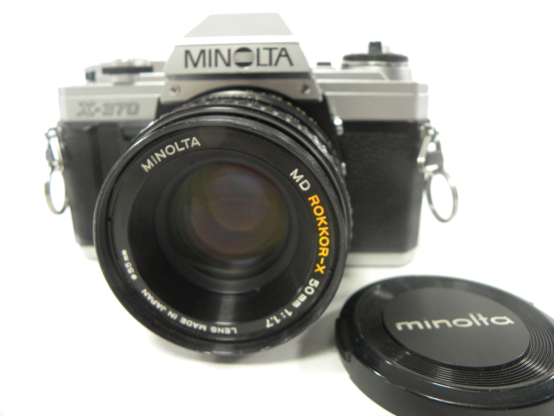 Minolta X-370 35mm SLR w/MD Rokkor-X 50mm f1.7