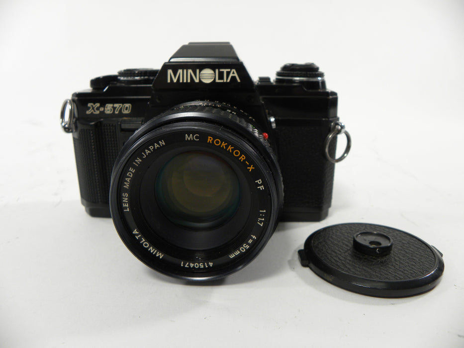 Minolta X-570 35mm SLR w/MC Rokkor-X PF 50mm f1.7