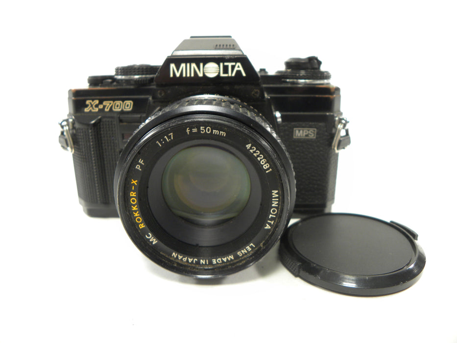 Minolta X-700 35mm SLR (Black) w/Minolta Rokkor-X PF MC