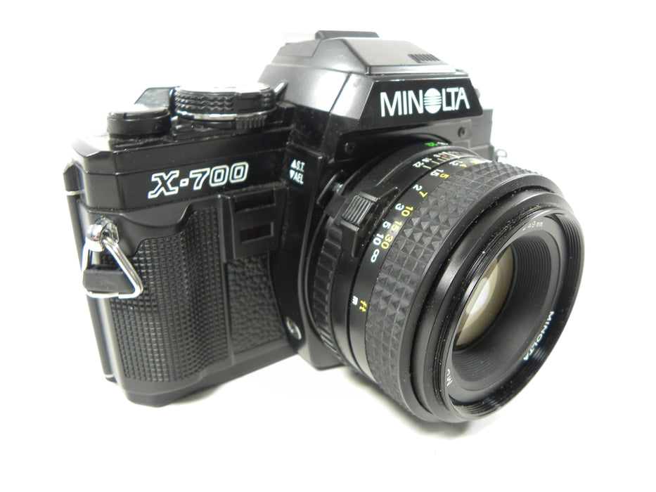Minolta X-700 35mm SLR Camera w/ MD 50mm f2