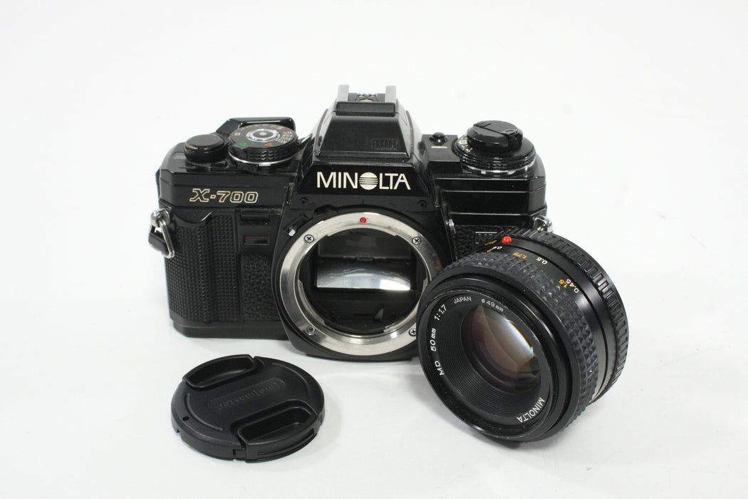 Minolta X-700 35mm SLR Camera with 50mm f/1.7 MD Mount