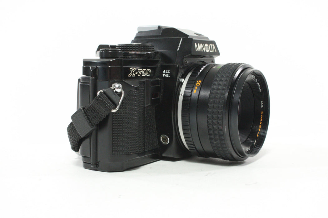 Minolta X-700 35mm SLR Camera with Rokkor-X 50mm f/1.7 PF Lens