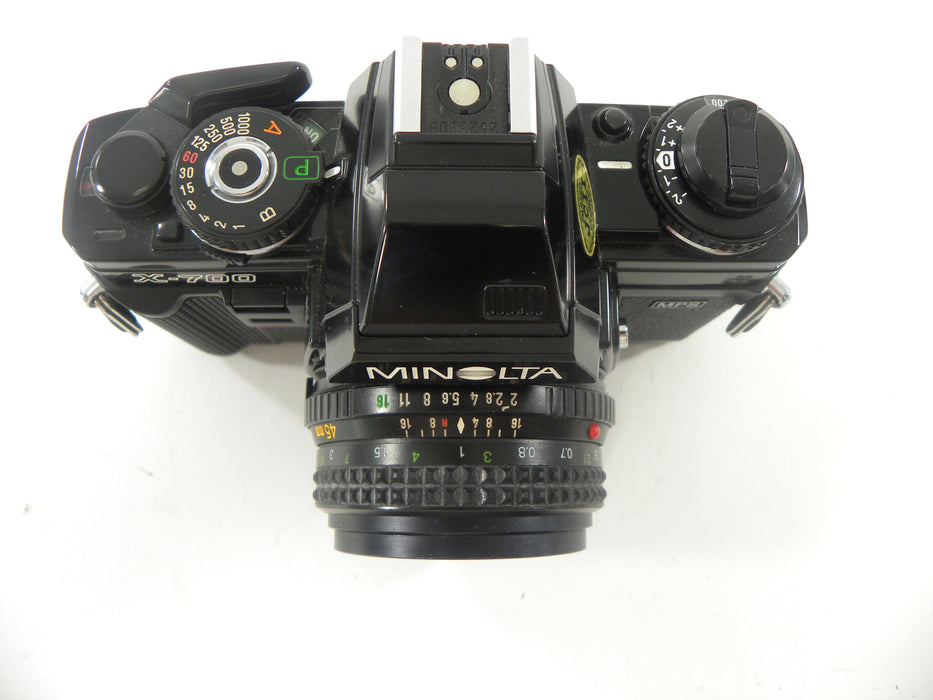 Minolta X-700 35mm SLR w/MD Rokkor-X 45mm f2