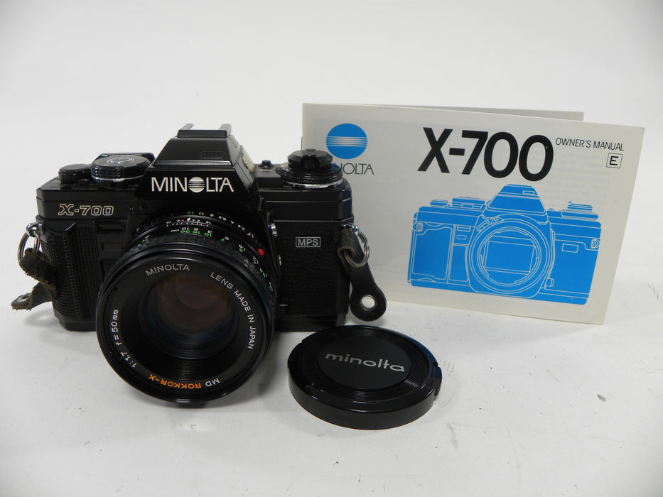 Minolta X-700 35mm SLR w/MD Rokkor-X 50mm f1.7