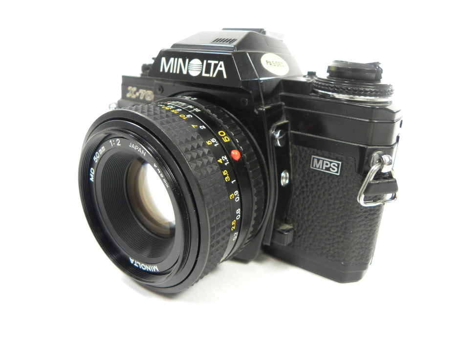 Minolta X-700 SLR Camera with 50mm f/2 MD Lens