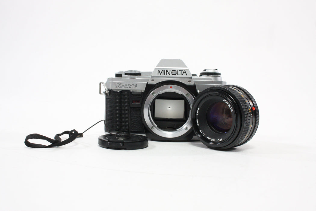 Minolta X370 35mm SLR Camera with 50mm f/1.7 Lens