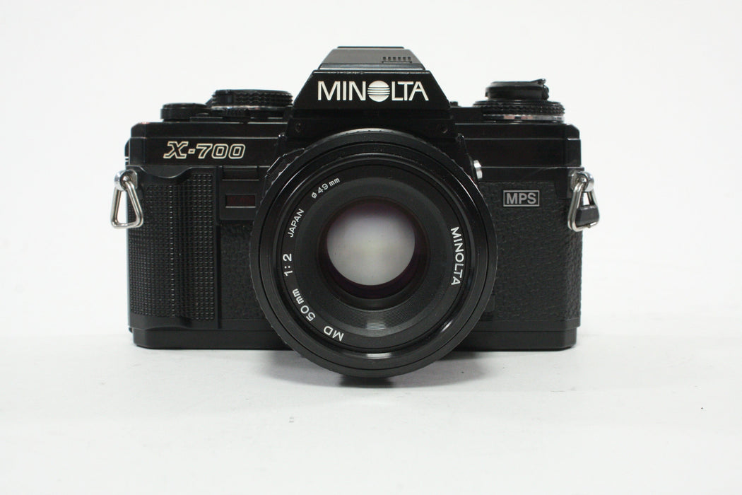 Minolta X700 35mm SLR Camera with a 50mm f/2.0 Lens