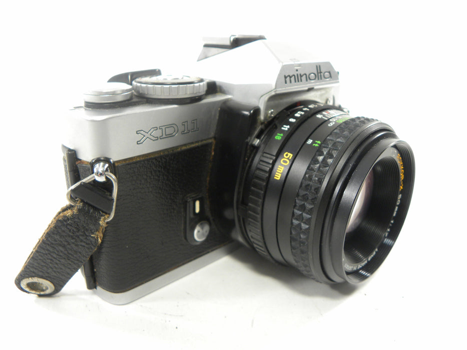 Minolta XD-11 35mm SLR w/MD Rokkor-X 50mm f1.7