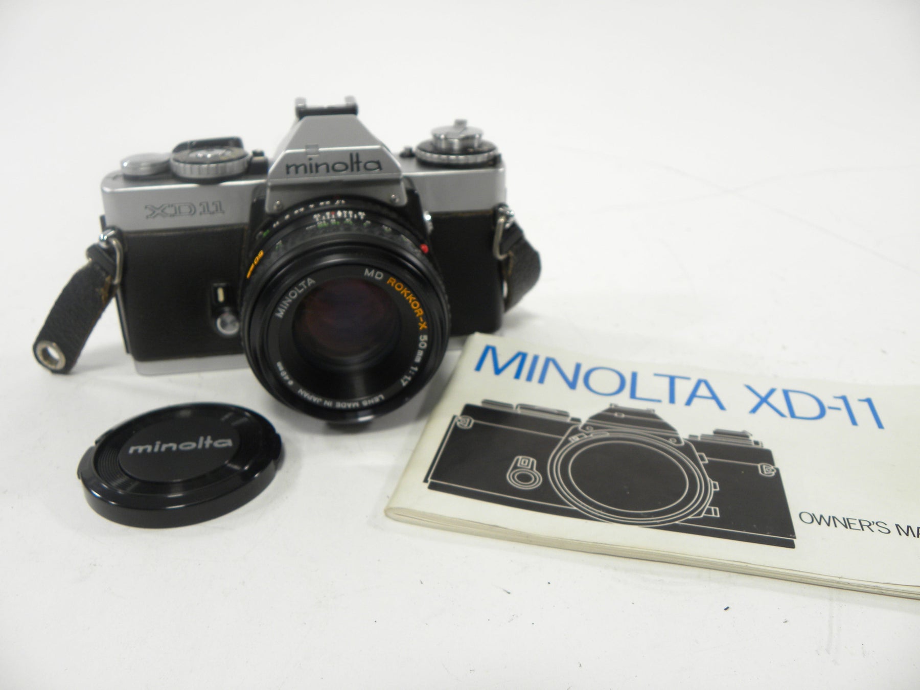 Minolta XD-11 35mm SLR w/MD Rokkor-X 50mm f1.7