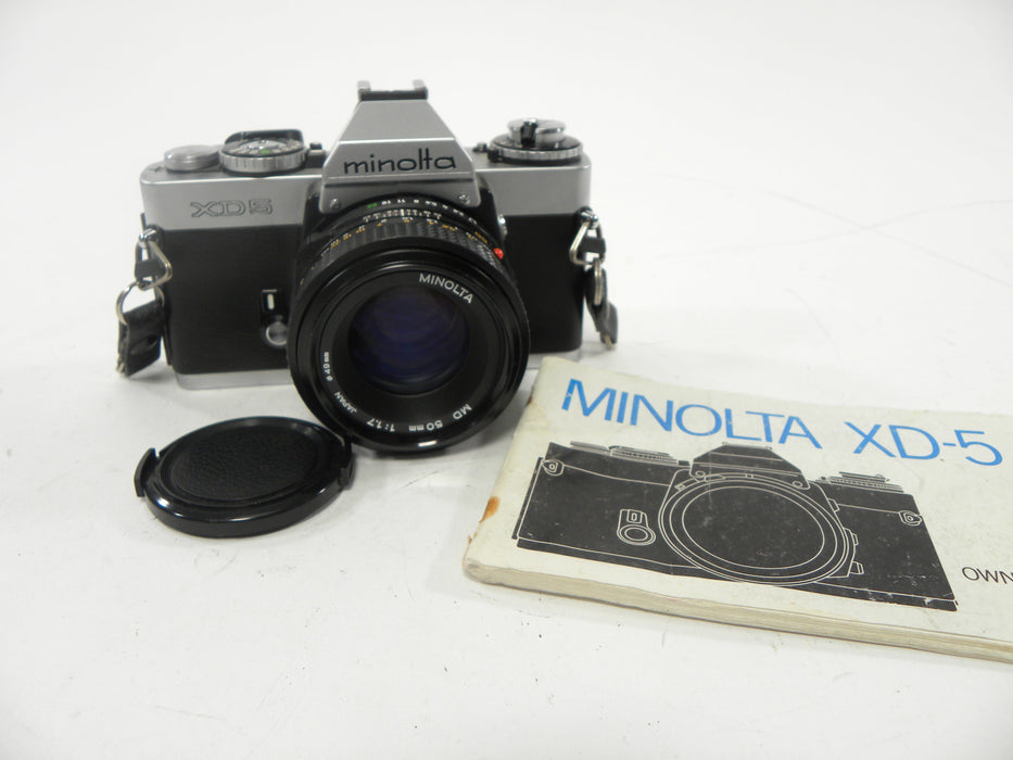 Minolta XD-5 35mm SLR w/MD 50mm f1.7