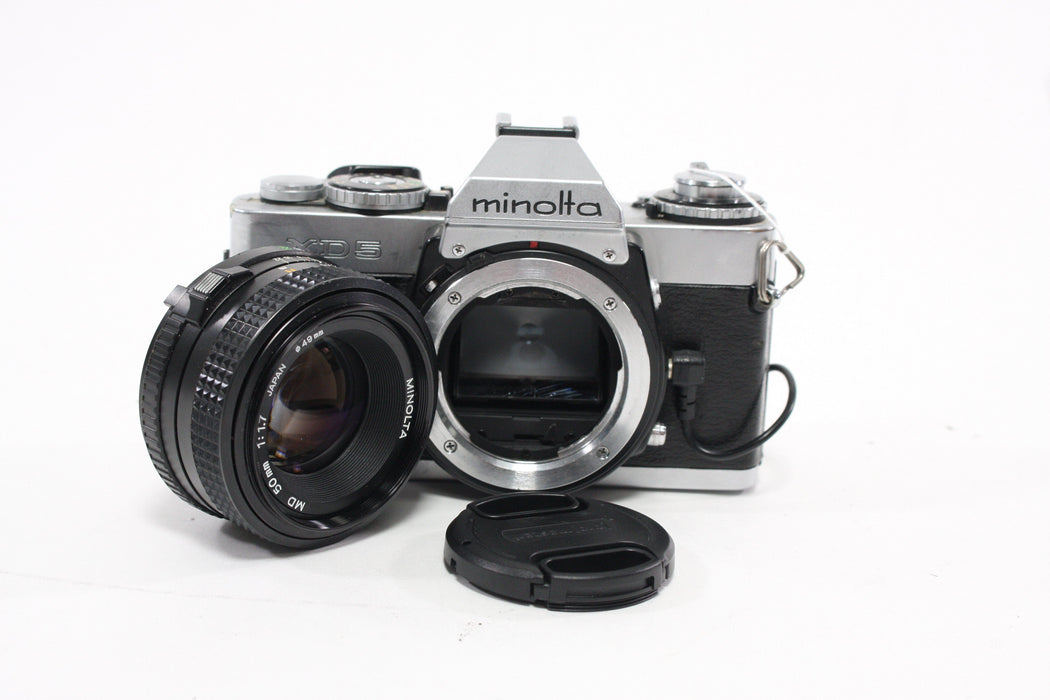 Minolta XD5 35mm SLR Camera with 50mm f/1.7 Lens