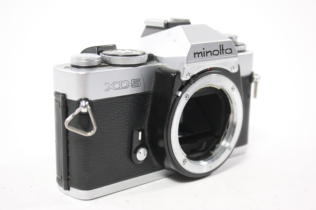 Minolta XD5 35mm SLR Camera with Minolta 50mm f/1.7 Rokkor-X Lens
