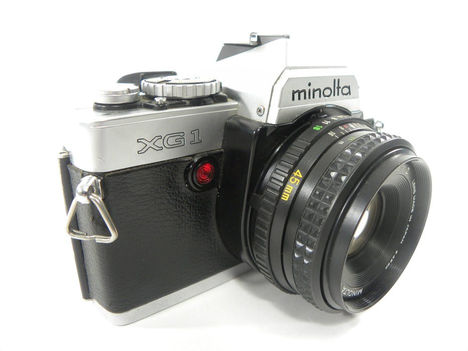 Minolta XG-1 35mm SLR Camera w/MD Rokkor-X 45mm f2