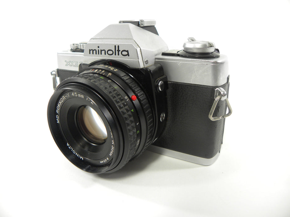 Minolta XG-1 35mm SLR Camera w/MD Rokkor-X 45mm f2