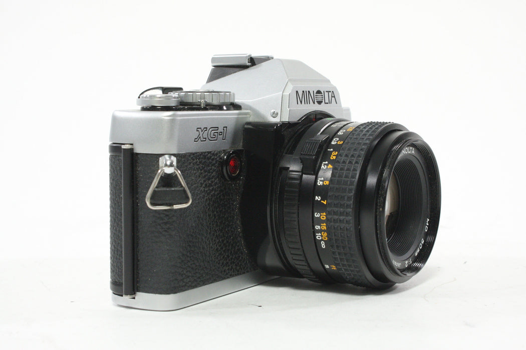 Minolta XG-1 35mm SLR Camera with 50mm f/2 MD Lens