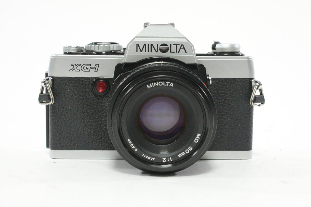 Minolta XG-1 35mm SLR Camera with 50mm f/2 MD Lens