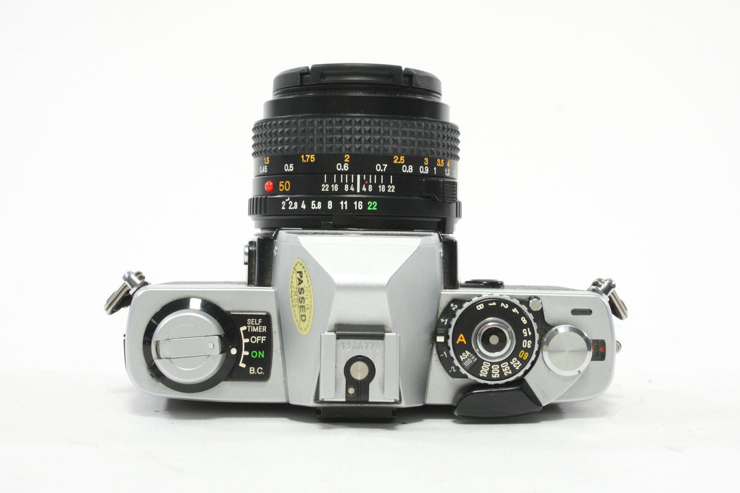 Minolta XG-1 35mm SLR Camera with 50mm f/2 MD Lens