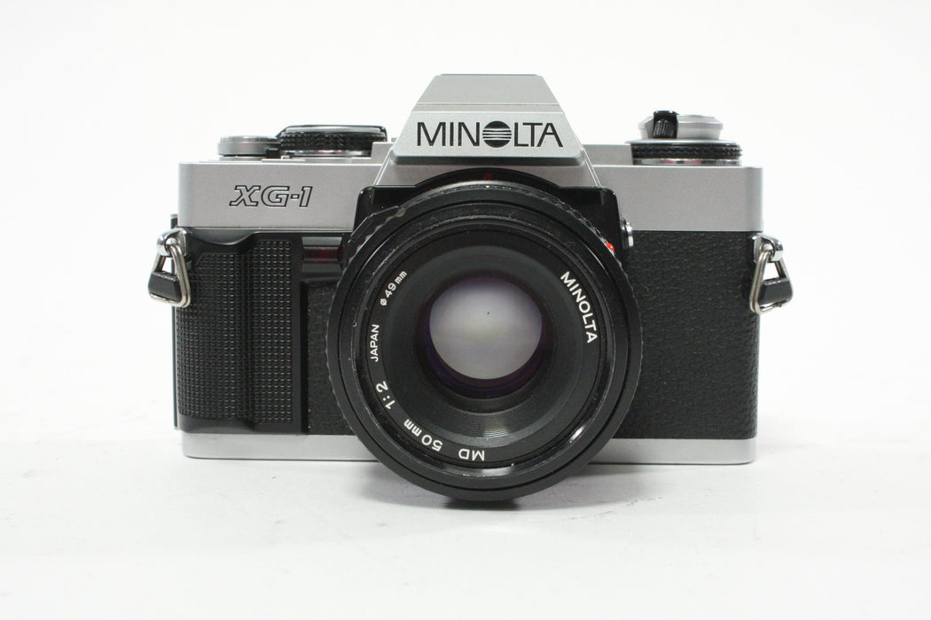 Minolta XG-1 35mm SLR Camera with 50mm f/2 MD Lens