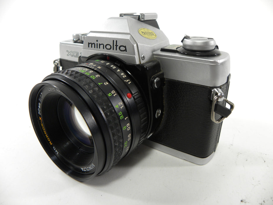 Minolta XG-1 35mm SLR w/MD Rokkor-X 50mm f1.7