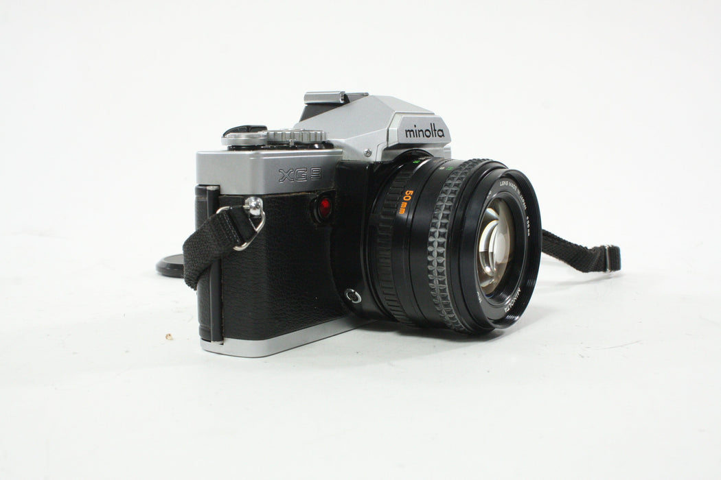 Minolta XG-9 35mm SLR Camera with a 50mm f/1.4 Lens