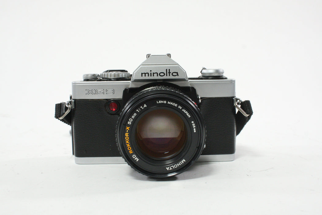 Minolta XG-9 35mm SLR Camera with a 50mm f/1.4 Lens