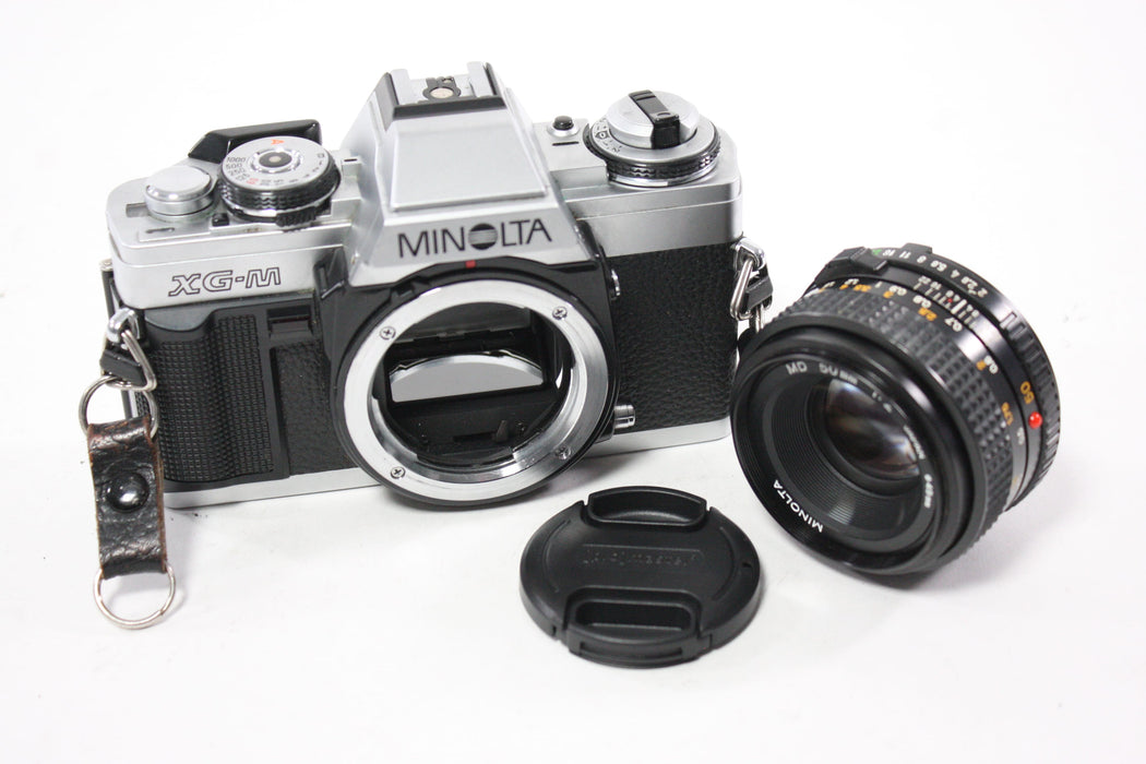 Minolta XG-M 35mm SLR Camera with Minolta 50mm f/ 2 Lens