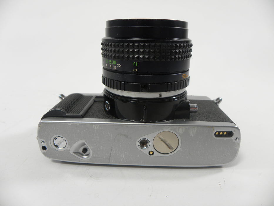 Minolta XG-M 35mm SLR w/MC Rokkor-X PF 50mm f1.7