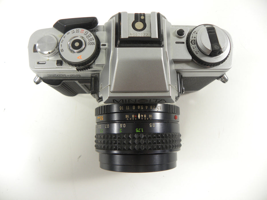 Minolta XG-M 35mm SLR w/MC Rokkor-X PF 50mm f1.7