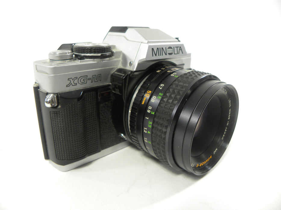 Minolta XG-M 35mm SLR w/MC Rokkor-X PF 50mm f1.7