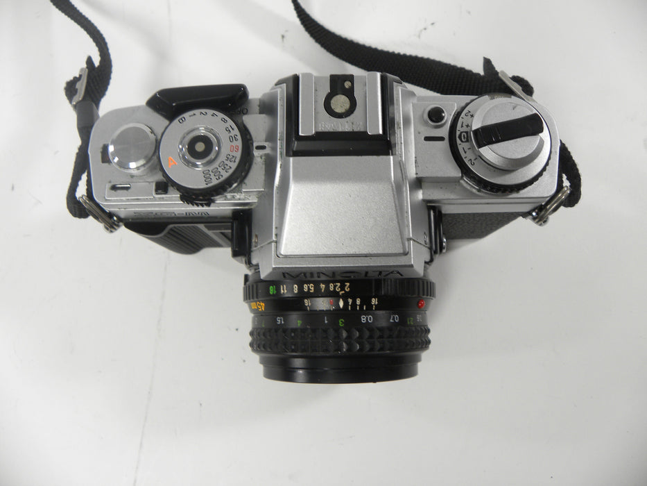 Minolta XG-M 35mm SLR w/MD Rokkor-X 45mm f2