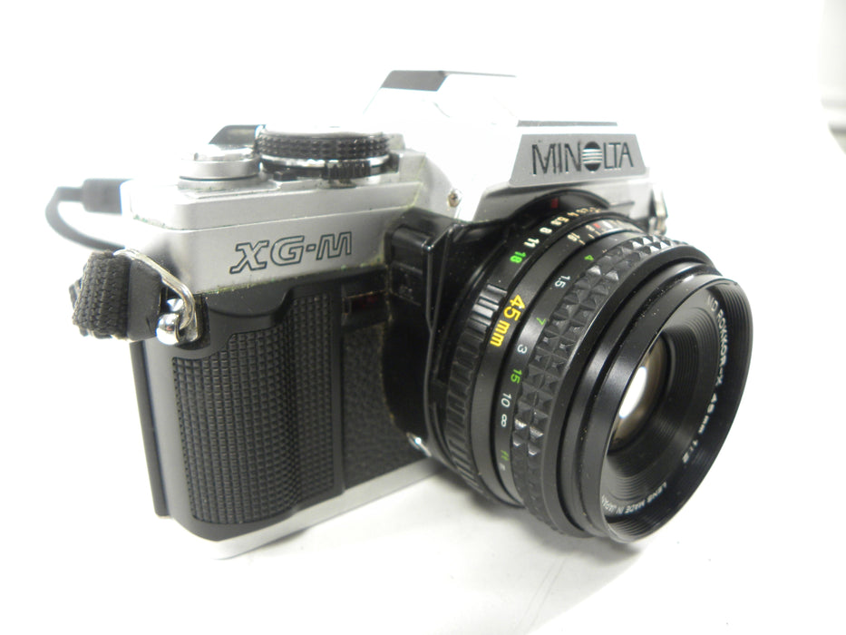 Minolta XG-M 35mm SLR w/MD Rokkor-X 45mm f2
