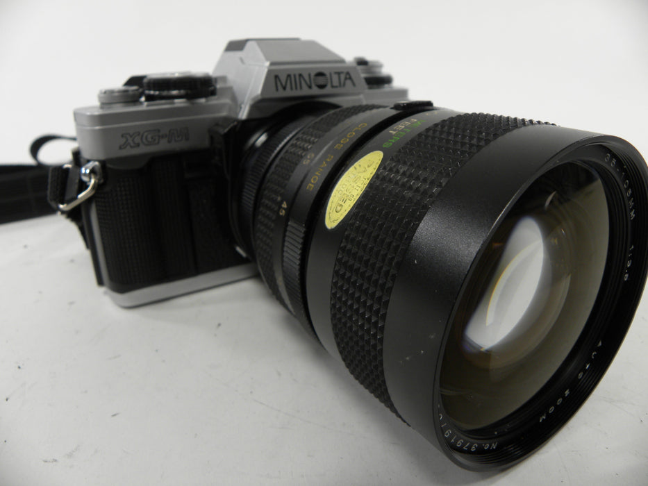 Minolta XG-M 35mm SLR w/ Vivitar 35-105mm f3.5